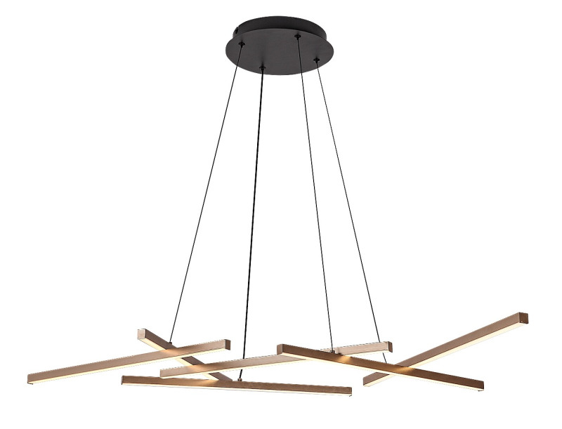 Závěsné svítidlo Severine černá/zlatá LED 40W RABALUX 72369