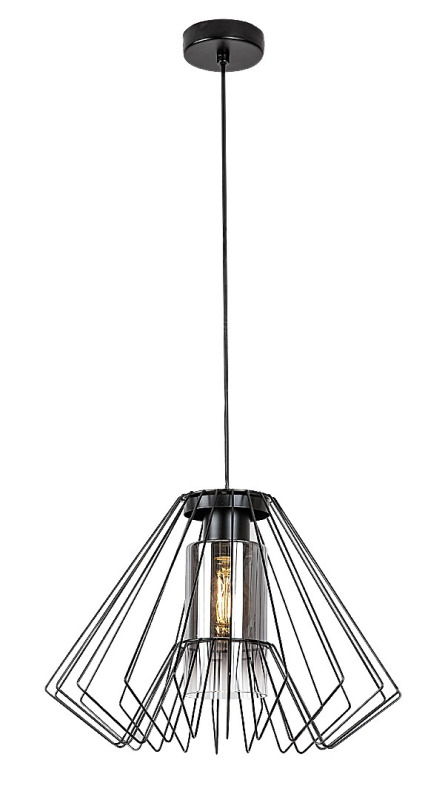Závěsné svítidlo Emerencia černá E27 1×40W RABALUX 72372