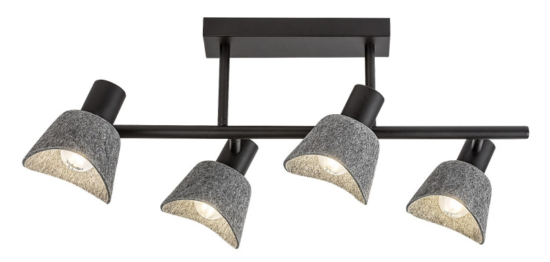 Stropní svítidlo Farelia černá E14 4×10W RABALUX 73010