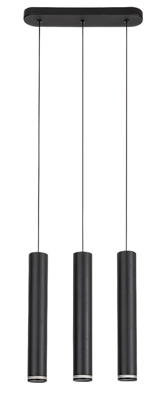 Závěsné svítidlo Senobia černá GU10 3×35W RABALUX 73037