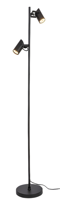 Stojací lampa Maximilian matná černá GU10 2×10W RABALUX 73046