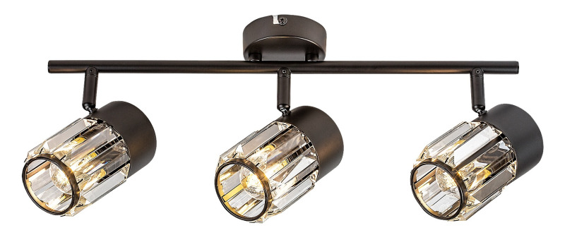 Bodové svítidlo Venaro černá E14 3×15W RABALUX 73061