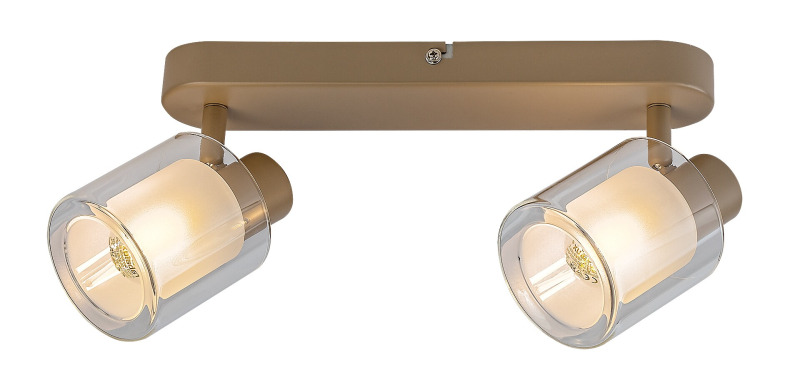 Bodové svítidlo Mirral šedo-béžová E14 2×15W RABALUX 73064