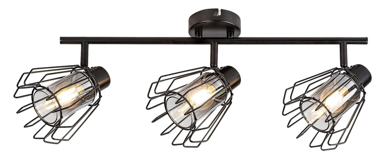 Bodové svítidlo Emerencia černá E14 3×40W RABALUX 73069