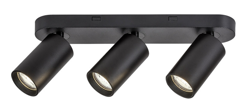 Bodové svítidlo Yorli černá GU10 3×7W RABALUX 73083