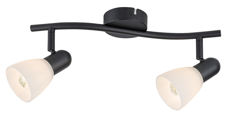 Bodové svítidlo Soma černá E14 2×40W RABALUX 73092