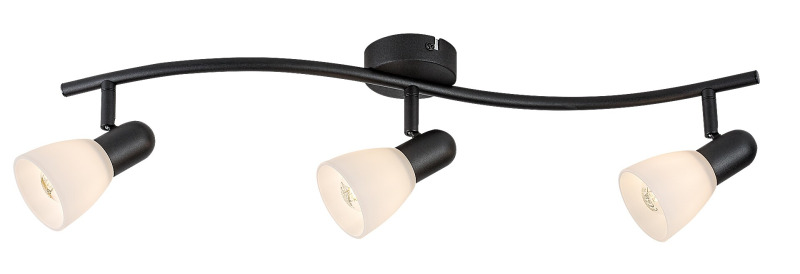 Bodové svítidlo Soma černá E14 3×40W RABALUX 73093