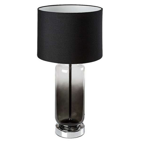 Stolní lampa Rien kouřové sklo E27 1×60W RABALUX 74049