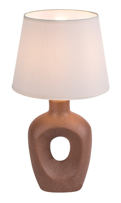 Stolní lampa Madelor hnědá E14 1×25W RABALUX 74080