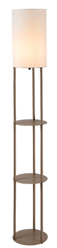 Stojací lampa Bronn šedo-béžová E27 1×40W RABALUX 74107
