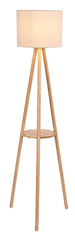 Stojací lampa Trevia dub E27 1×40W RABALUX 74108
