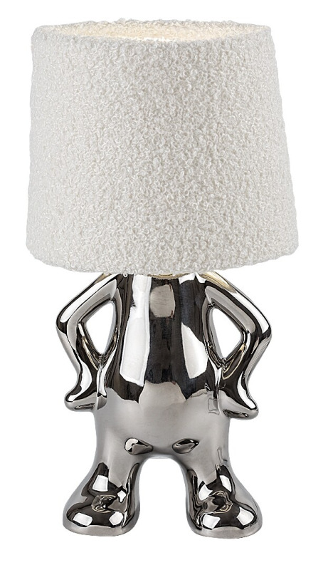 Stolní lampa Smurfy chromová E14 1×40W RABALUX 74216