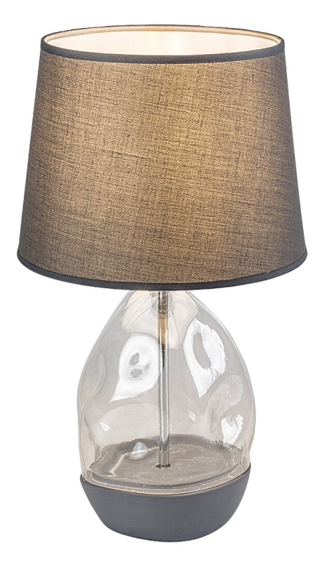 Stolní lampa Apolonia šedá E27 1×40W RABALUX 74228