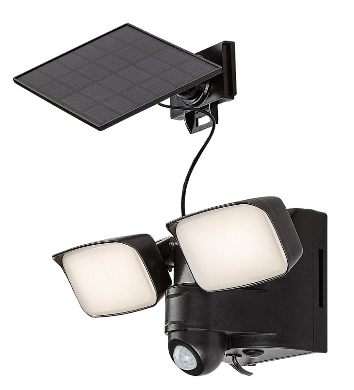 Solární svítidlo Leszno černá LED 10W RABALUX 77091