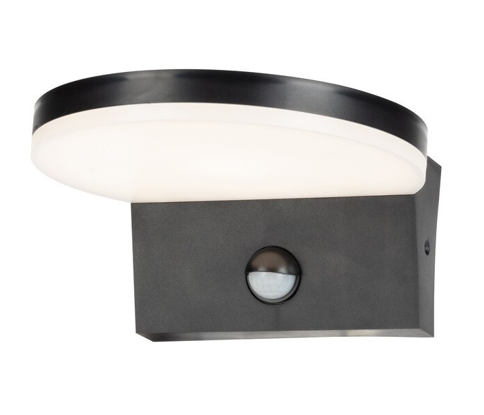 Svítidlo LED s čidlem pohybu Rabalux Batida 9 W černá