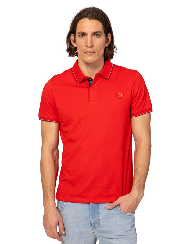 Pánská polokošile HEAVY TOOLS Dandy červená-XL