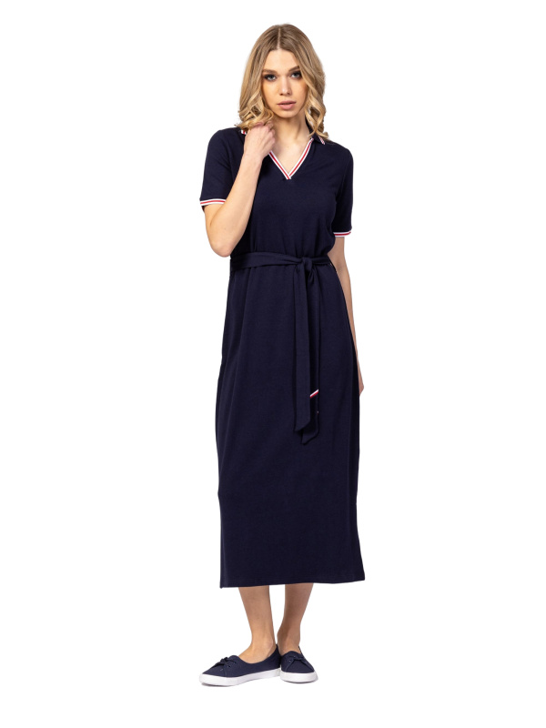 Dámské šaty HEAVY TOOLS Vonbi modré-XL