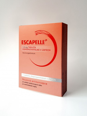 Escapelle 1,5 mg 1 tableta dispergovatelná v ústech