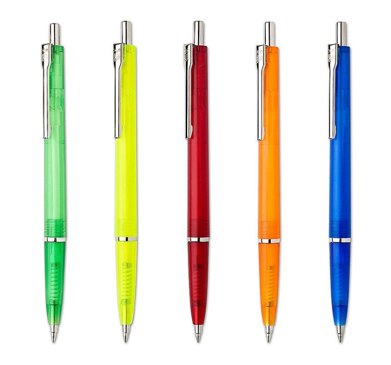 Kuličkové pero ICO Silver Ice, barva pláště asort ICO