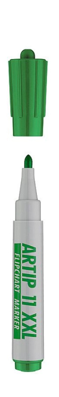 Popisovač ICO 11 XXL na flipchart, zelený ICO