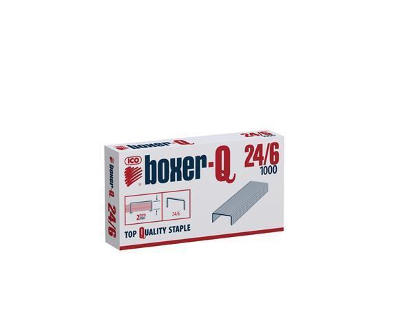 Sešívací spony BOXER-Q 24/6 1000 ks BOXER
