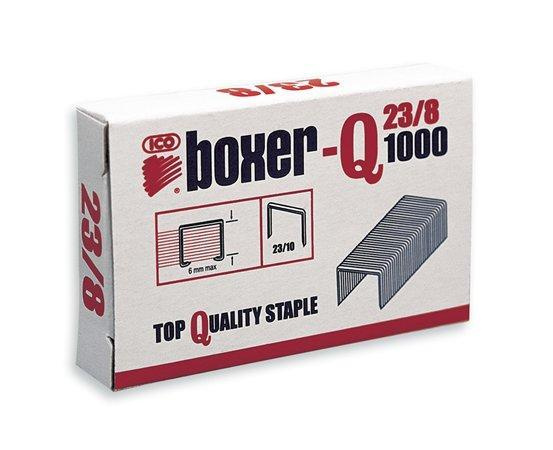 Sešívací spony BOXER-Q 23/8, 1000 ks BOXER