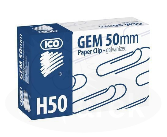 ICO Kancelářské sponky 50 mm pozinkované