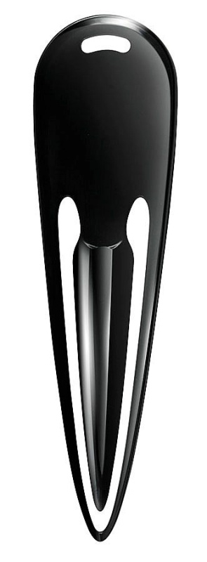 Plastový otevírač obálek, černý