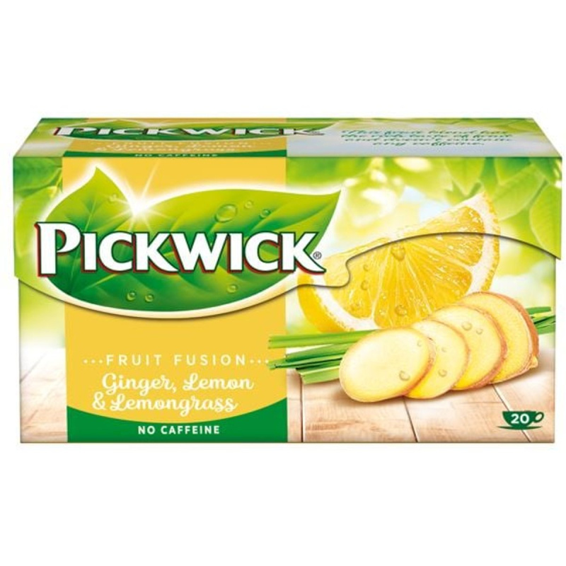 Pickwick - ovocný čaj - zázvor s citronem a citronovou trávou