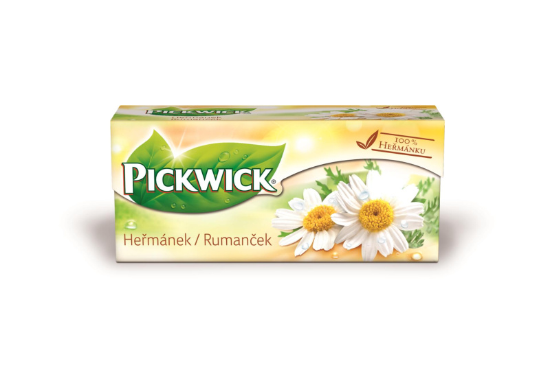 Bylinný čaj Pickwick - heřmánek, 20 x 1,5 g