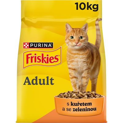 Friskies cat dry - kuře, zelenina 4 kg 10 kg