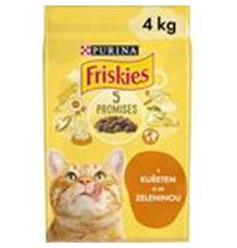 Friskies cat dry - kuře, zelenina 4 kg 10 kg