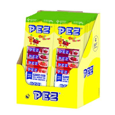 PEZ Štangličky ovocné 6×8,5 g