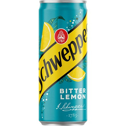 Tonic Schweppes Bitter - Lemon, plech, 24x 0,33l