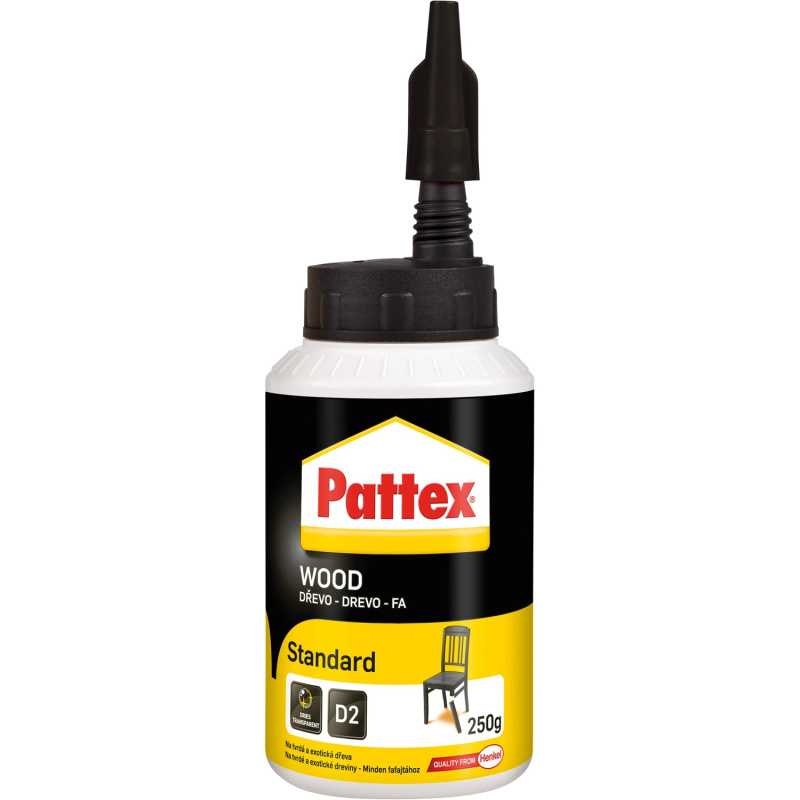 Disperzní lepidlo Pattex Wood Standard, 250 g