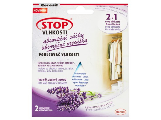 Absorpční sáčky Ceresit - levandule