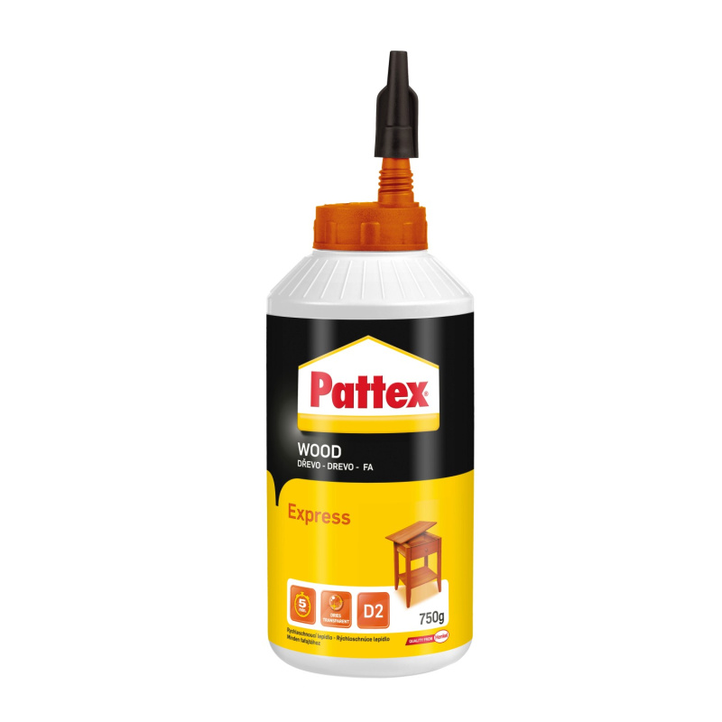 Pattex Rychletvrdnoucí disperzní lepidlo WOOD EXPRESS 750 g