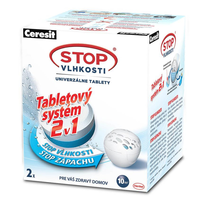 Ceresit Stop vlhkosti Micro - náhradní tableta 2 v 1, 2 ks
