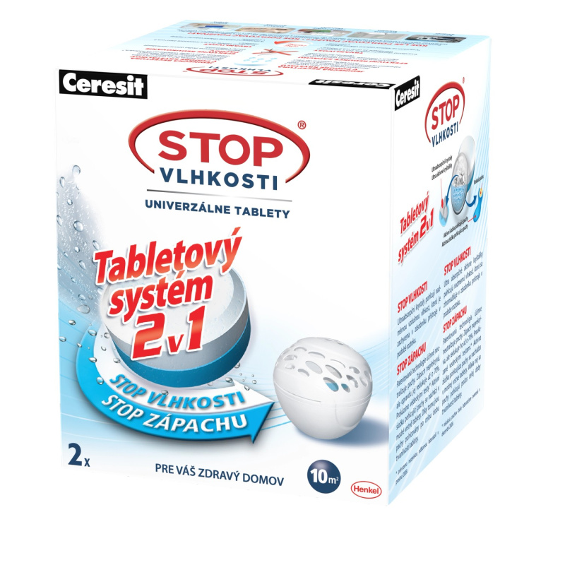 Ceresit Stop vlhkosti Micro - náhradní tableta 2 v 1, 2 ks