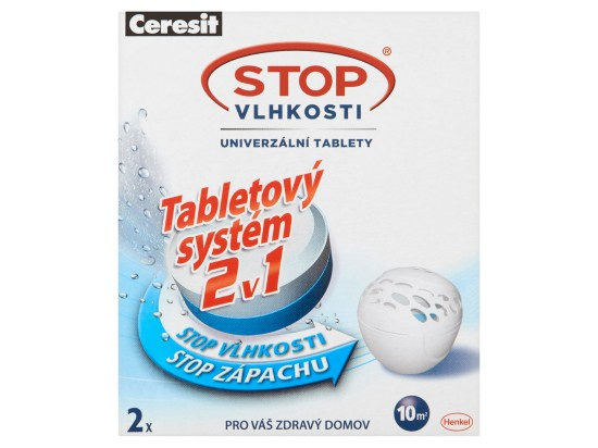 Ceresit Stop vlhkosti Micro - náhradní tableta 2 v 1, 2 ks