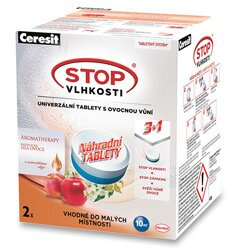 Ceresit Stop vlhkosti - náhradní tableta 3v1, 2 ks