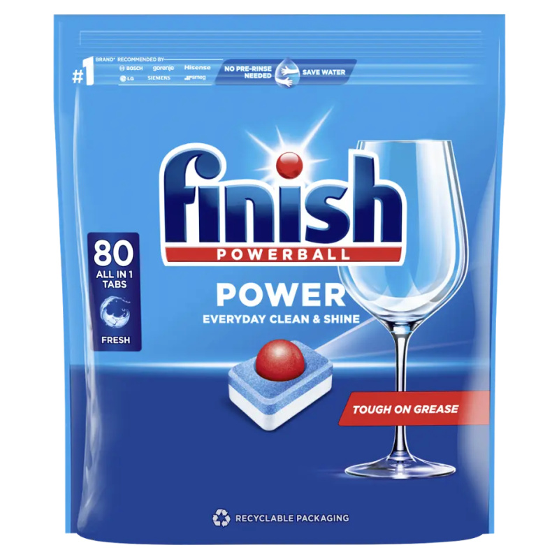 FINISH Power All in 1 Kapsle do myčky nádobí 80 ks