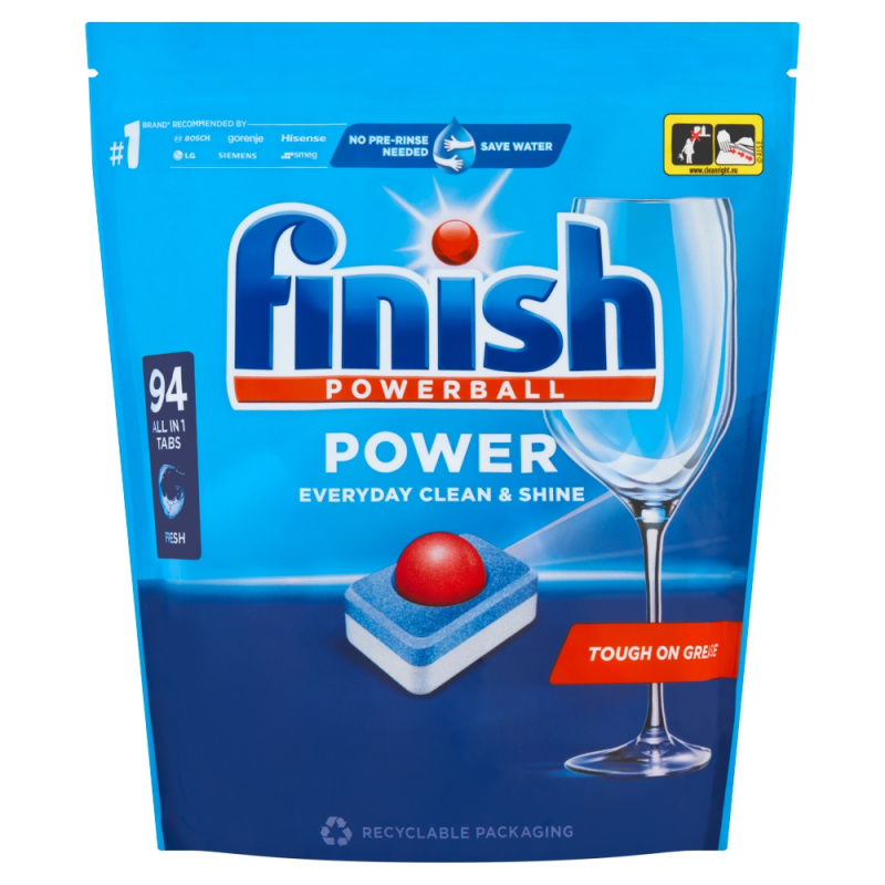 FINISH Power All in 1 Kapsle do myčky nádobí 94 ks