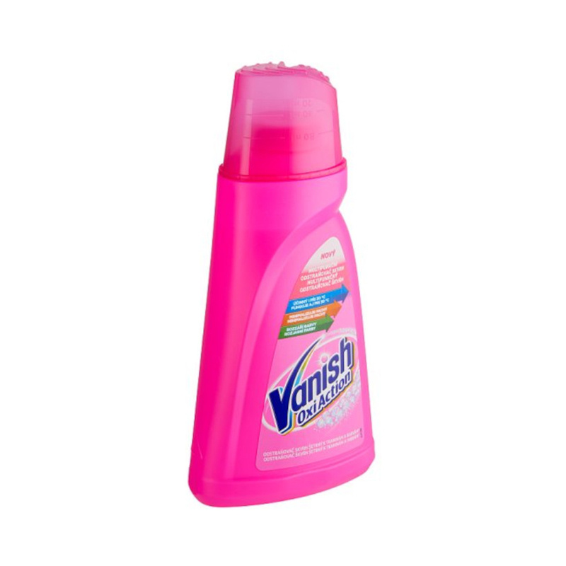 Vanish Oxi Action tekutý odstraňovač skvrn růžový 1 l