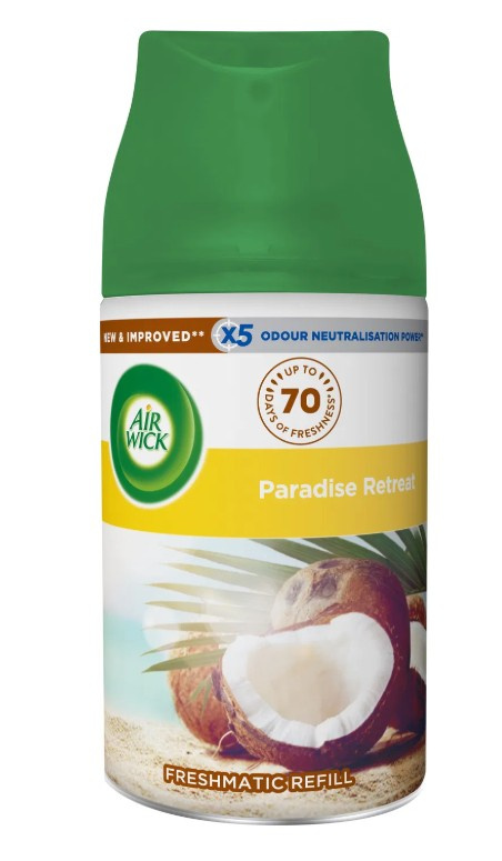 Air Wick Freshmatic Paradise Retreat osvěžovač vzduchu náhradní náplň 250 ml