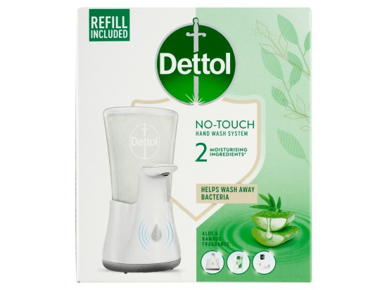 Dettol Soft on Skin Aloe Vera bezdotykový dávkovač mýdla 250 ml