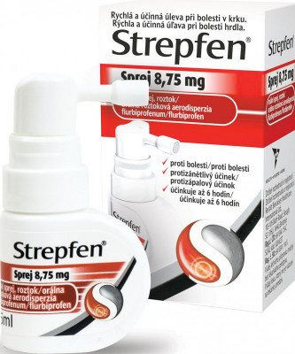 STREPFEN SPREJ 8,75MG Orální sprej, roztok 1X15ML