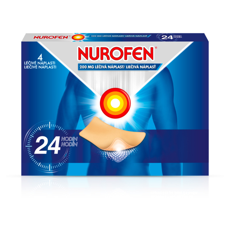 NUROFEN 200MG Léčivá náplast 4