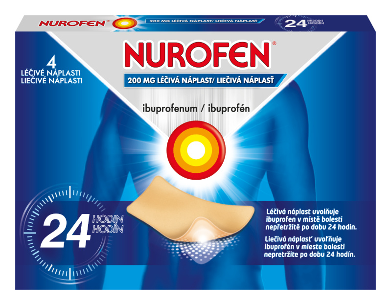 NUROFEN 200MG Léčivá náplast 4