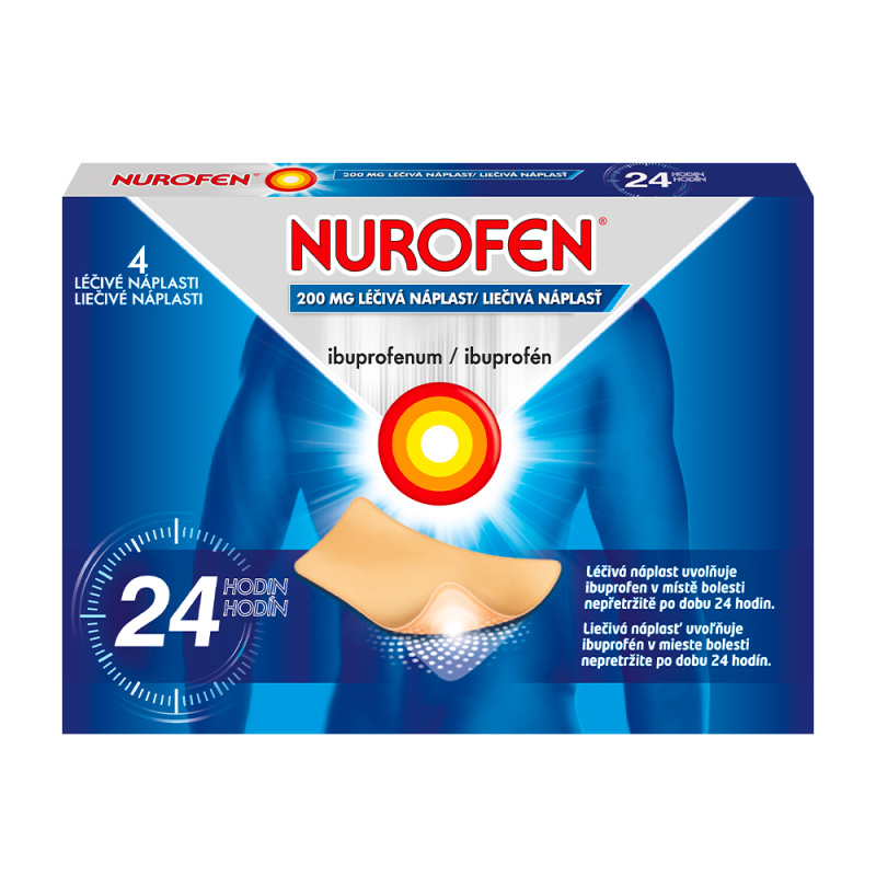 NUROFEN 200MG Léčivá náplast 4